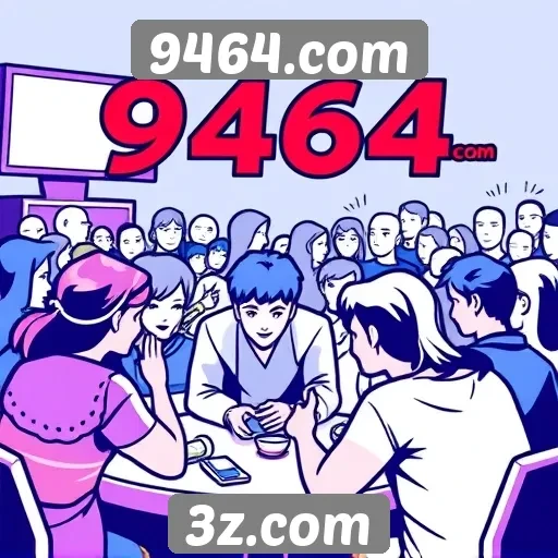 Comunidade de jogadores do 9464.com interage ativamente